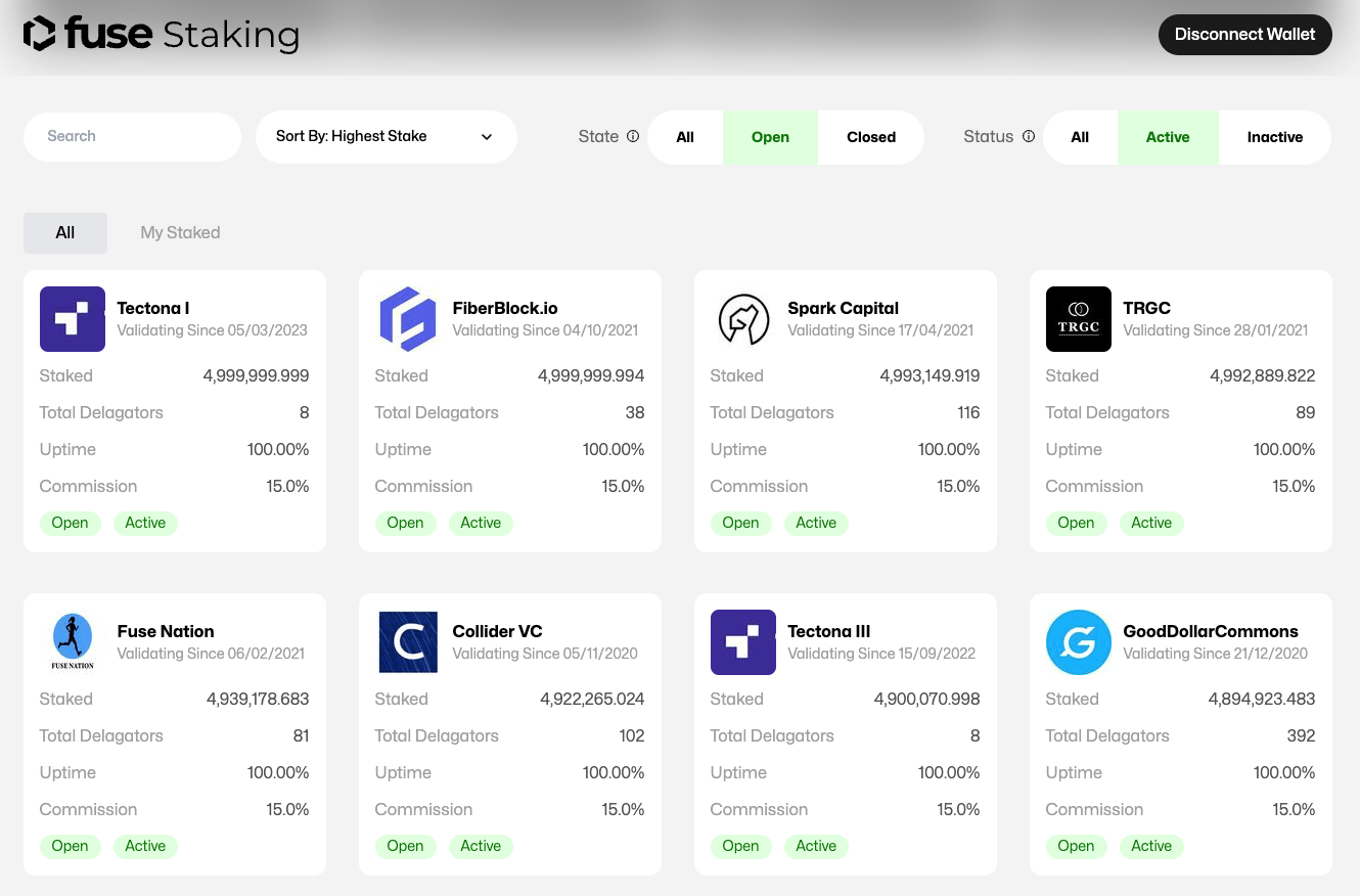Fuse Staking V2: Participate in Network Consensus and Earn Rewards