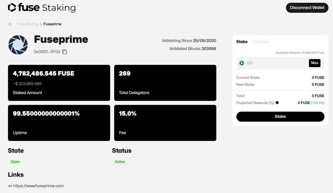 Fuse Staking V2: Participate in Network Consensus and Earn Rewards