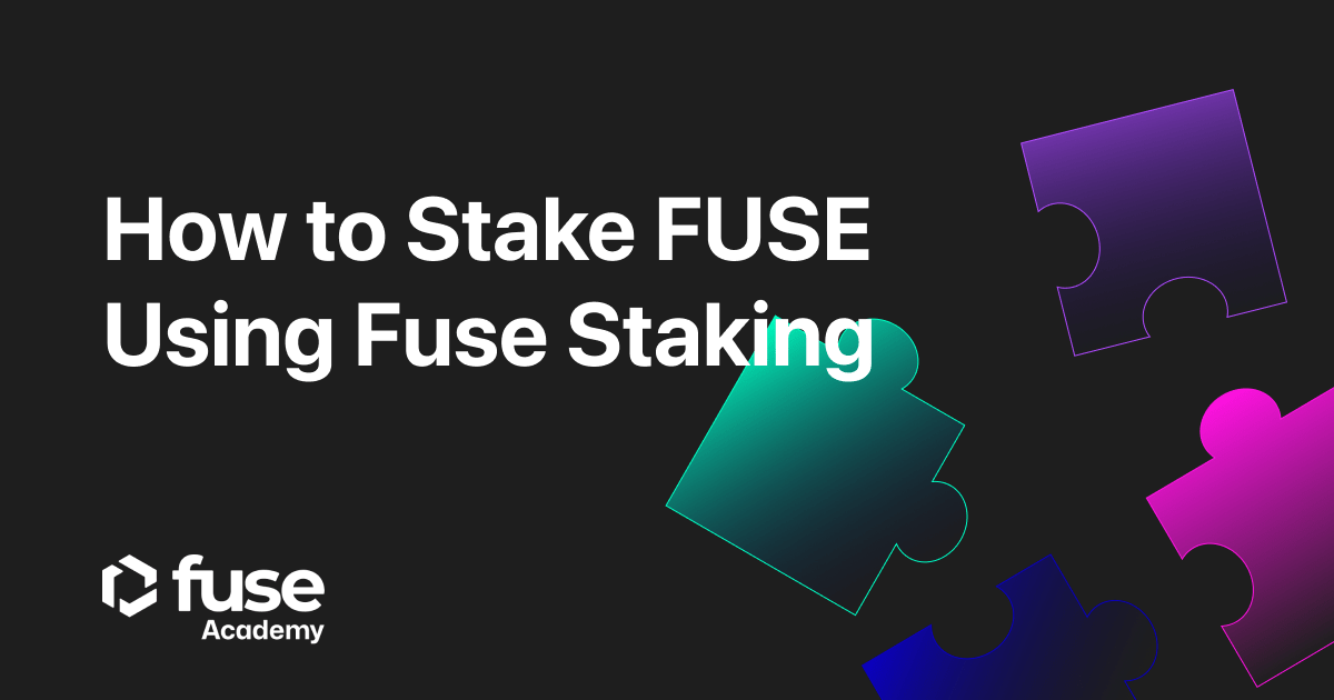 Stake FUSE Using Fuse Staking